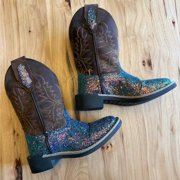 Shyanne Girl Glitter Western Boots - Picture 2 of 16